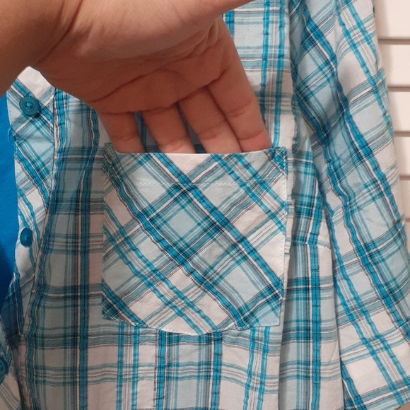 D & CO plated blouse size 1x - Picture 3 of 6